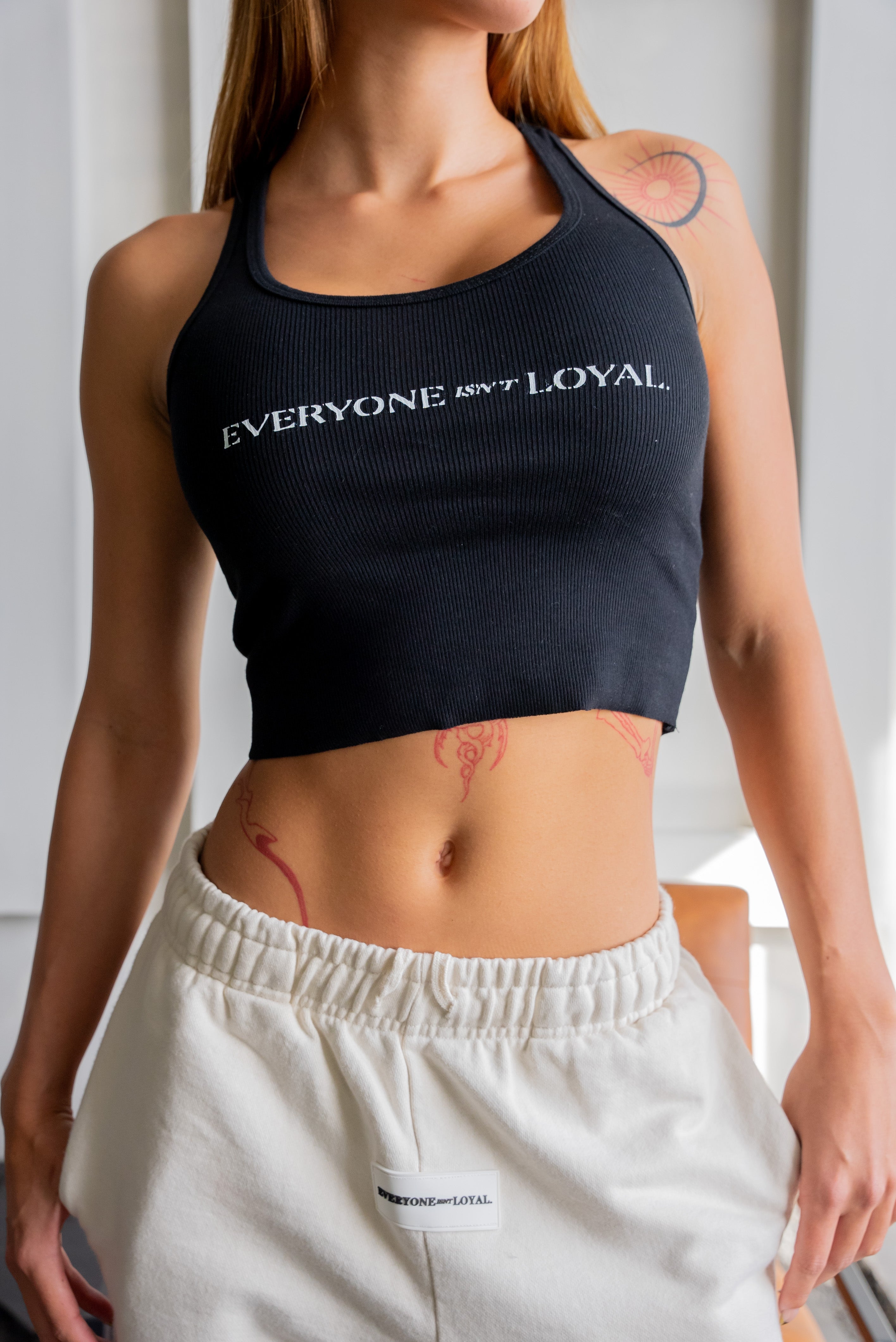 EVERYONE ISNT LOYAL RIBBED TANK