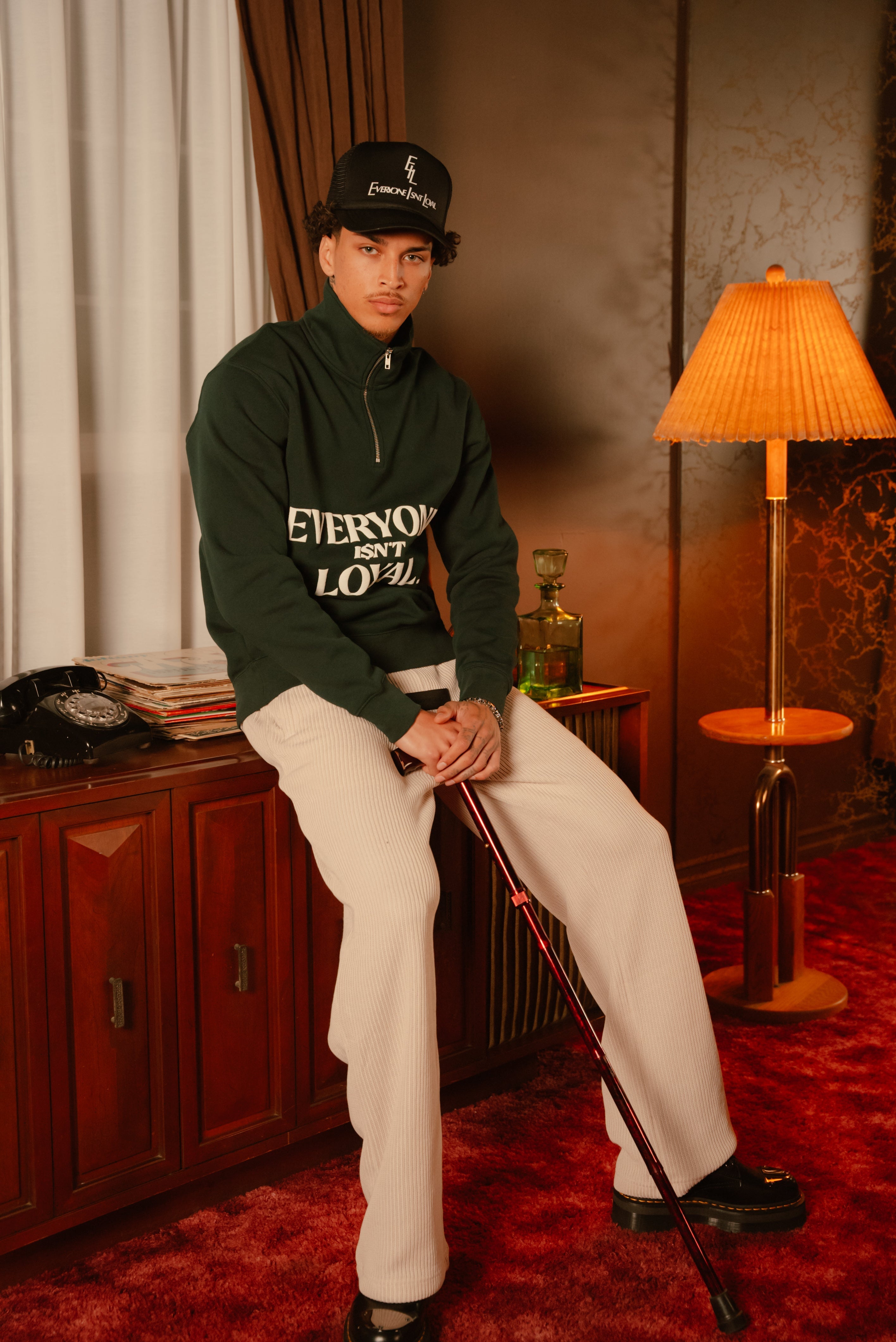 EVERYONE ISNT LOYAL HALF ZIP