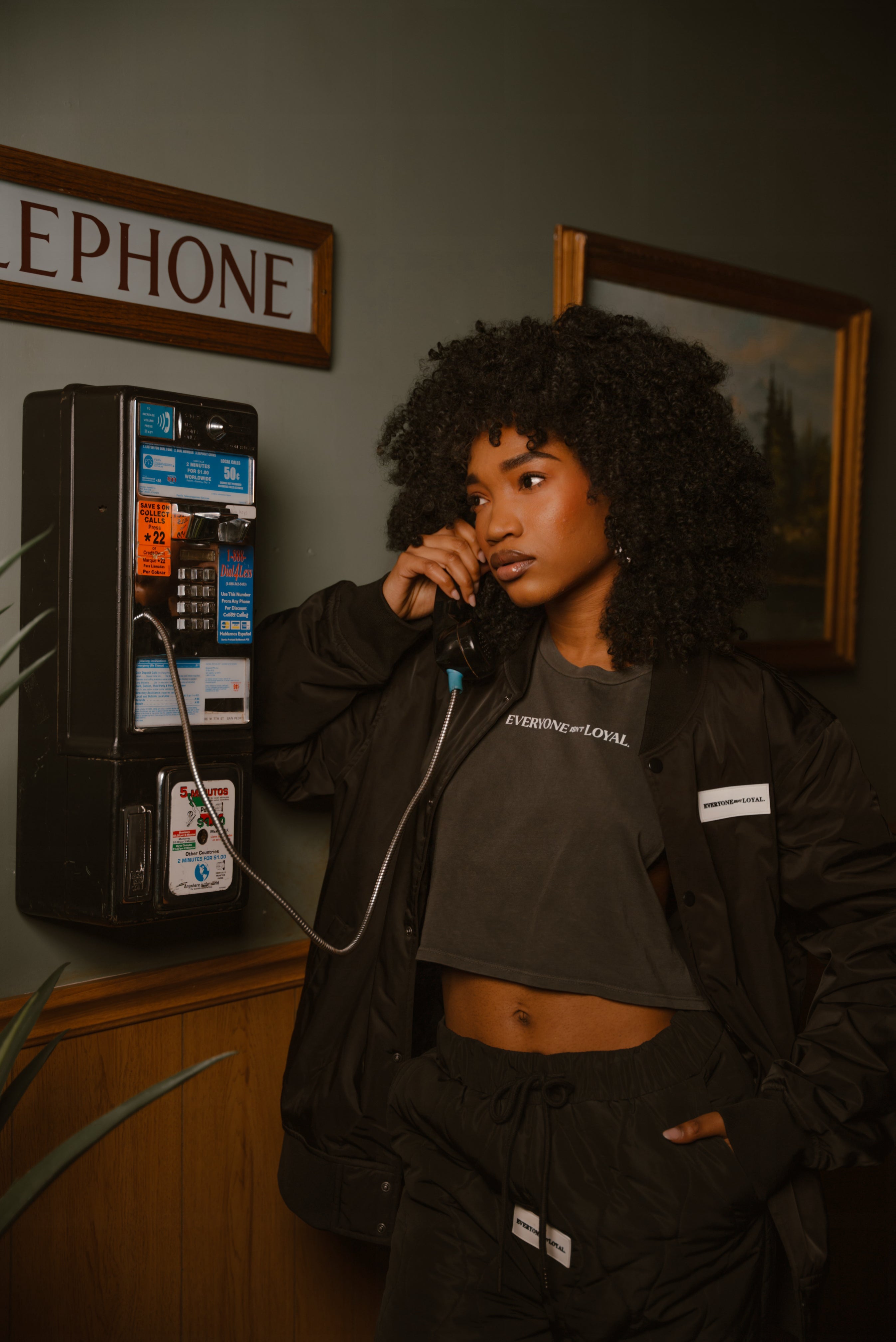 EVERYONE ISNT LOYAL BOMBER JACKET