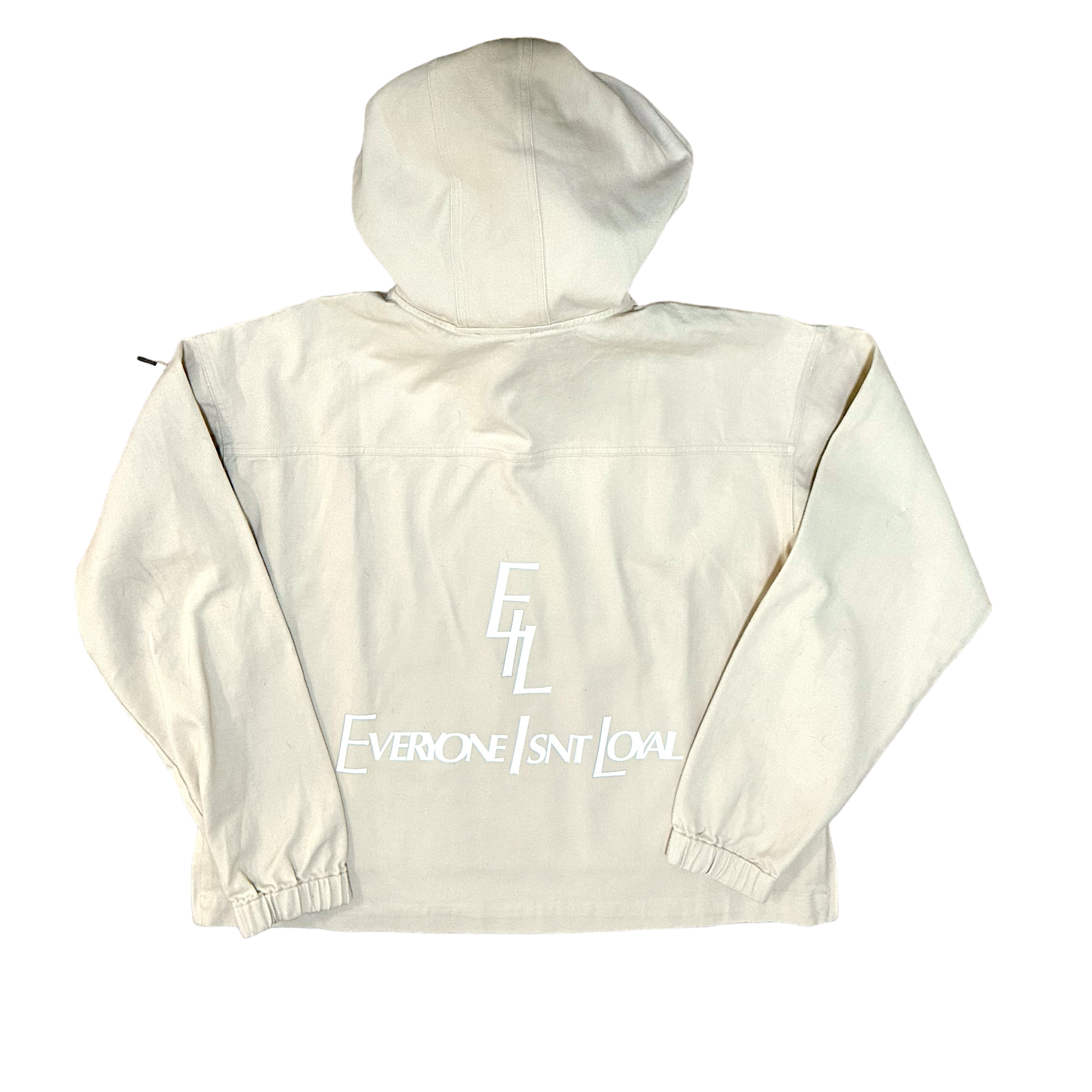 EVERYONE ISNT LOYAL CANVAS SIDE ZIP JACKET