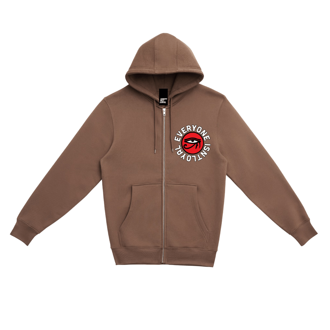 EVERYONE ISNT LOYAL EYE ZIP UP