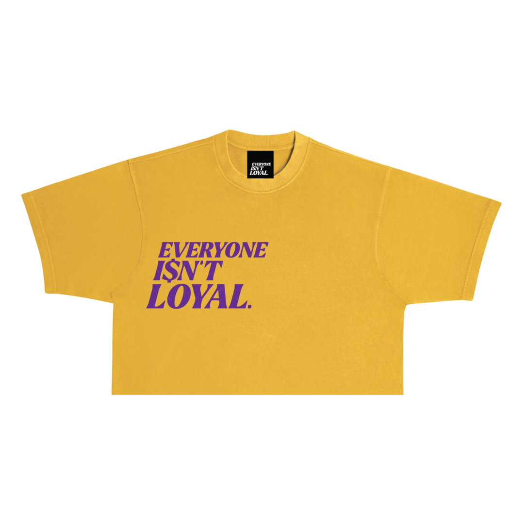 EVERYONE ISNT LOYAL SLANT CROP TEE - EVERYONE ISNT LOYAL - everyoneisntloyal
