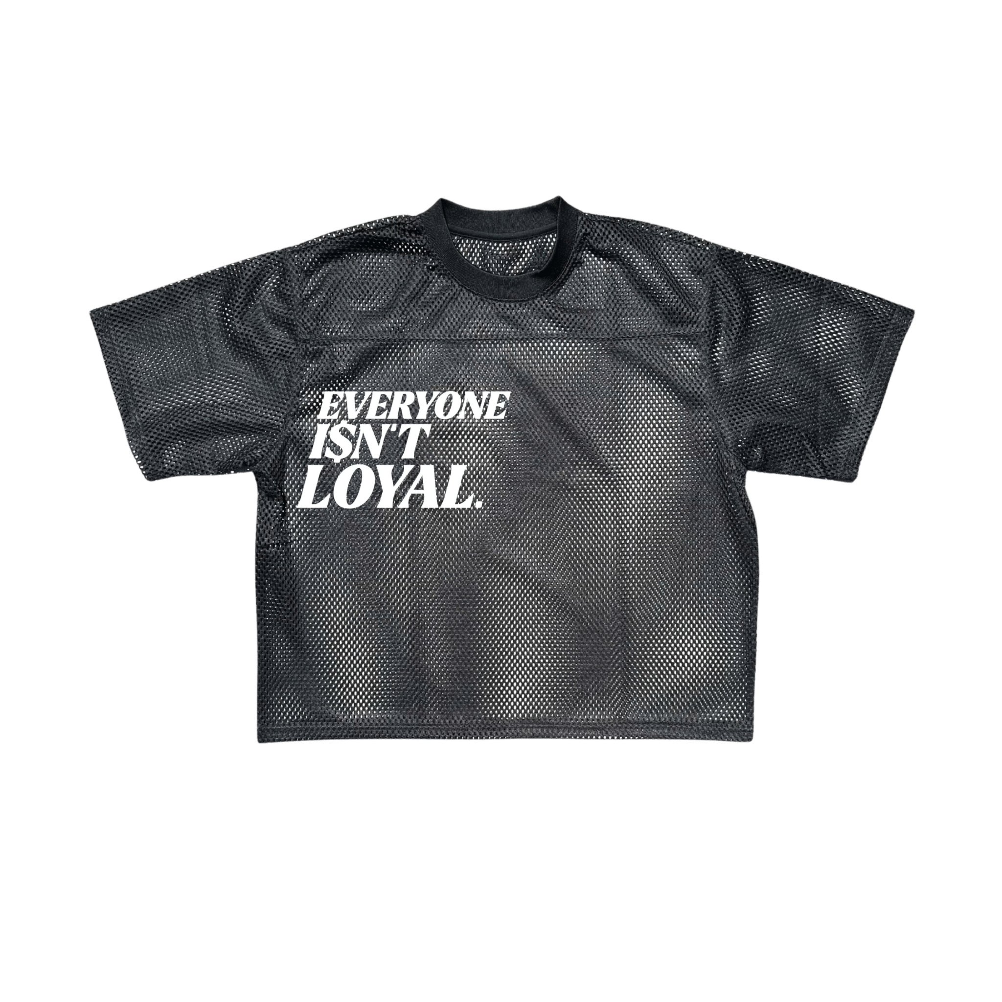 EVERYONE ISNT LOYAL SLANT LOGO MESH TEE - EVERYONE ISNT LOYAL - #everyoneisntloyal#