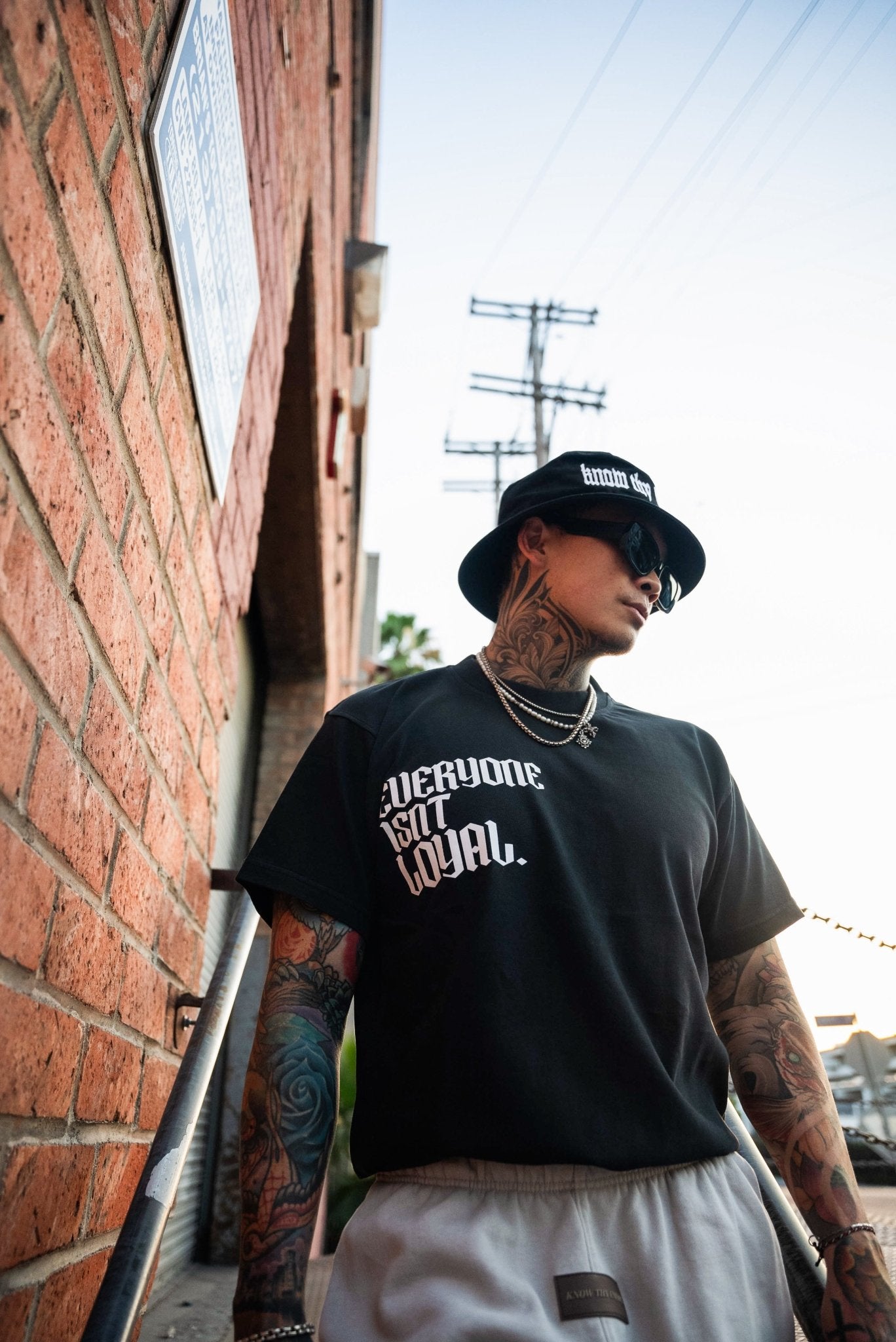 EVERYONE ISNT LOYAL SLANT V2 TEE - EVERYONE ISNT LOYAL -