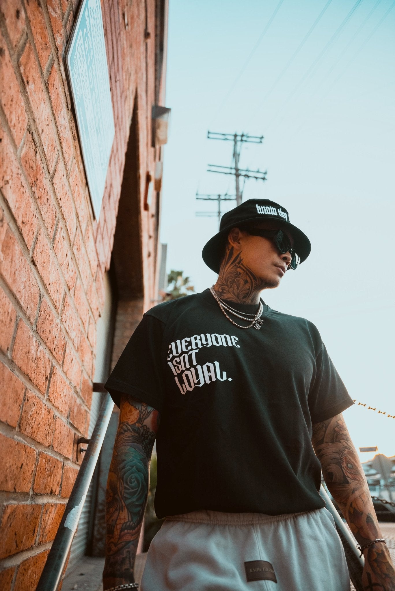 EVERYONE ISNT LOYAL SLANT V2 TEE - EVERYONE ISNT LOYAL -