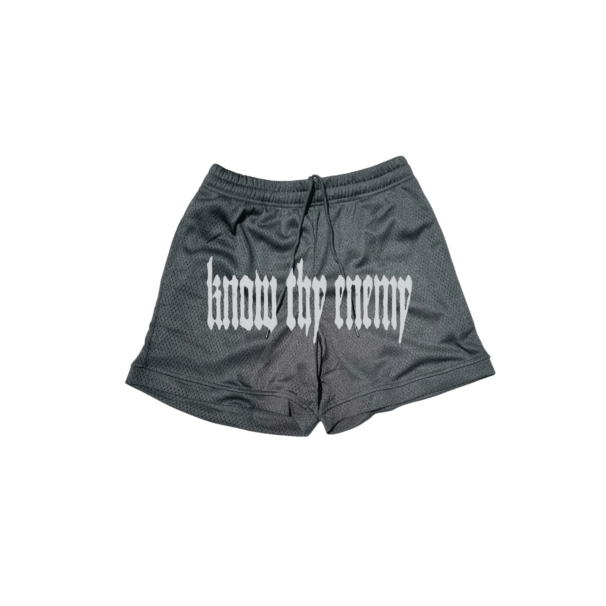 KNOW THY ENEMY CENTER MESH SHORTS - EVERYONE ISNT LOYAL - #everyoneisntloyal#