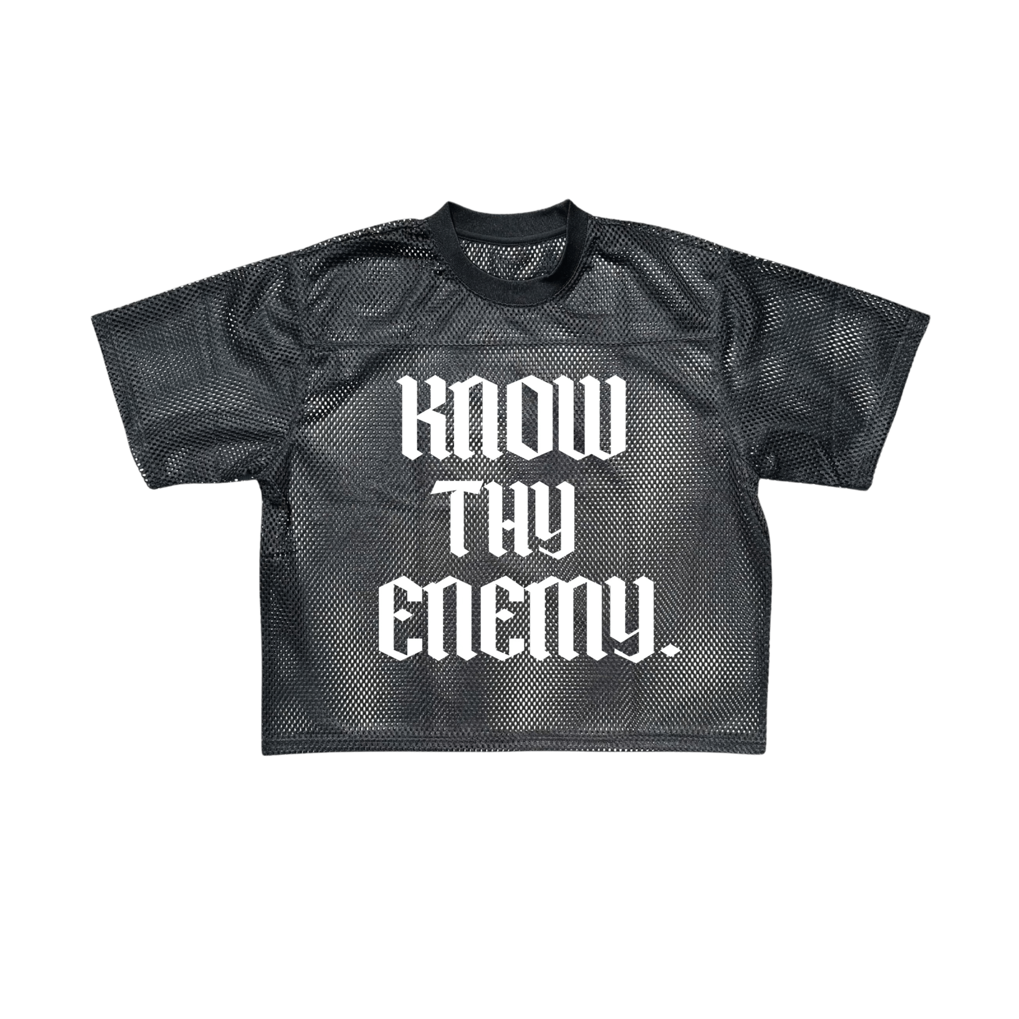KNOW THY ENEMY MESH TEE V1 - EVERYONE ISNT LOYAL - #everyoneisntloyal#