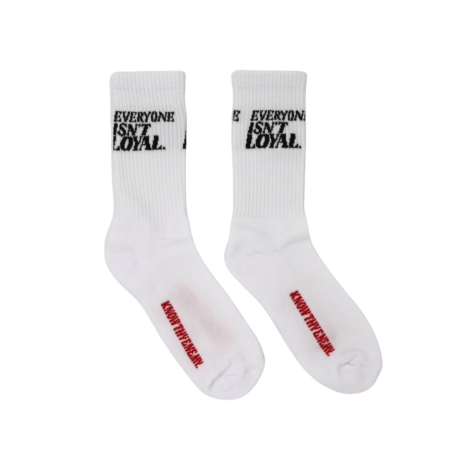 KNOW THY ENEMY SOCKS - EVERYONE ISNT LOYAL - #everyoneisntloyal#