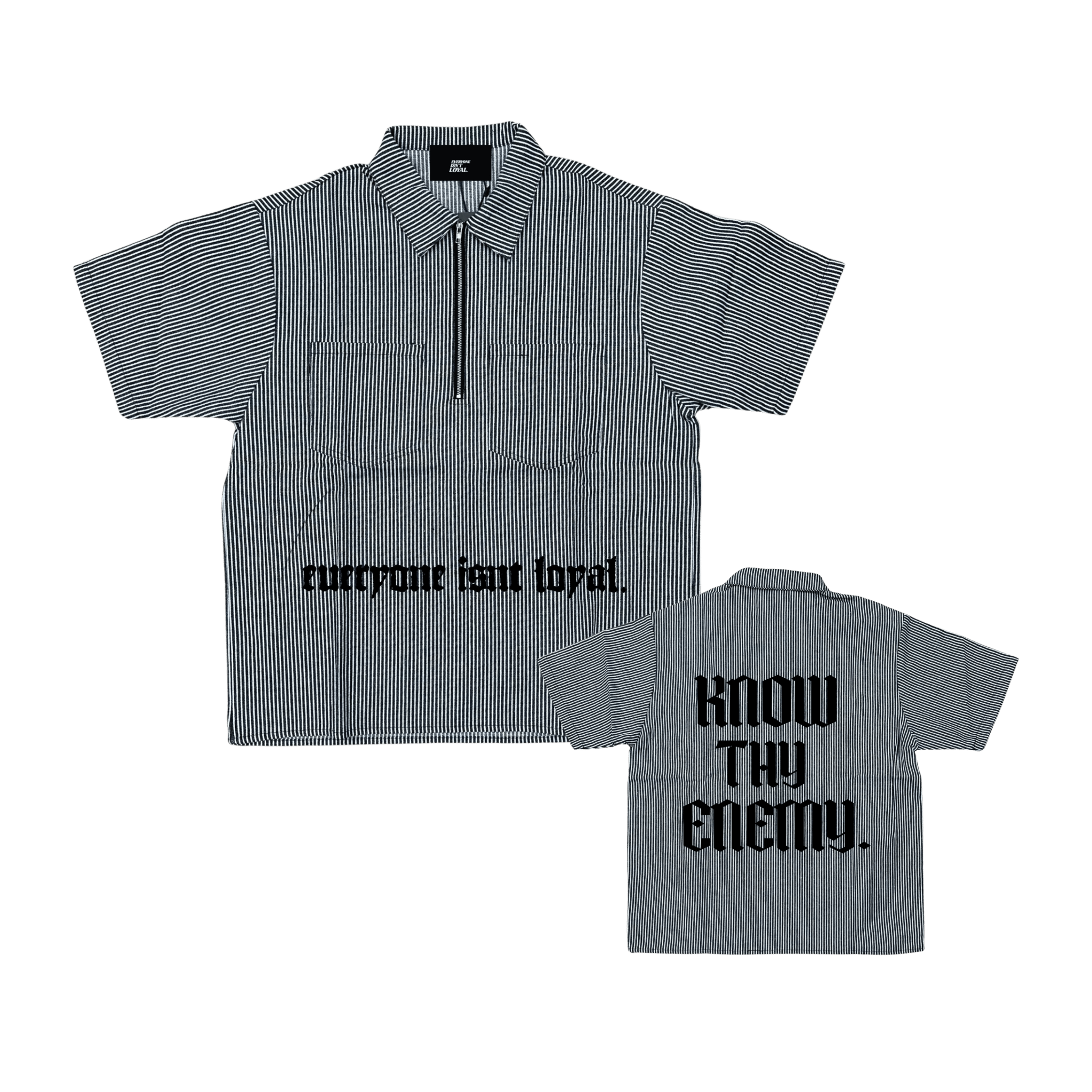 RAILROAD SHORT SLEEVE - EVERYONE ISNT LOYAL - #everyoneisntloyal#