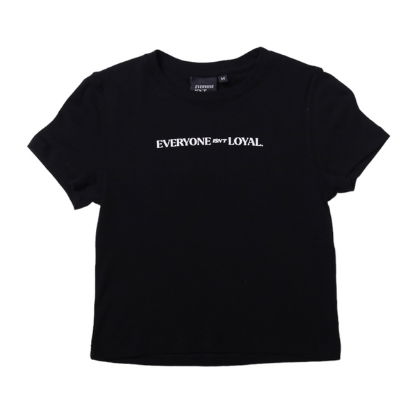 トップス BLACK EYE PATCH LOYAL 2 U BABY TEE White LOYAL 2 U BABY TEE WHITE – BlackEyePatch