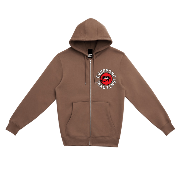 EVERYONE ISNT LOYAL EYE ZIP UP